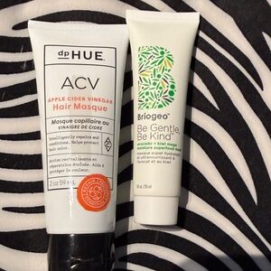 dpHUE ACV Hair Masque and Briogeo hair repair bundle